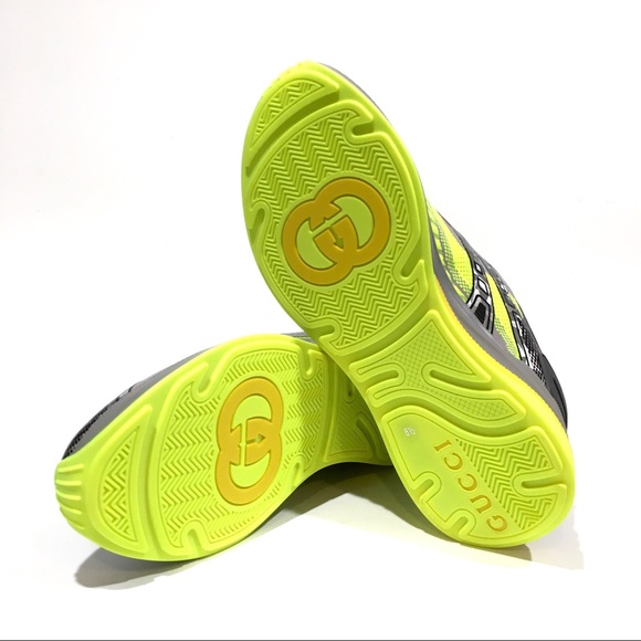 GUCCI Ultrapace R Sneakers -Yellow / Grey -Men’s US 9 -NEW - Picture 9 of 10